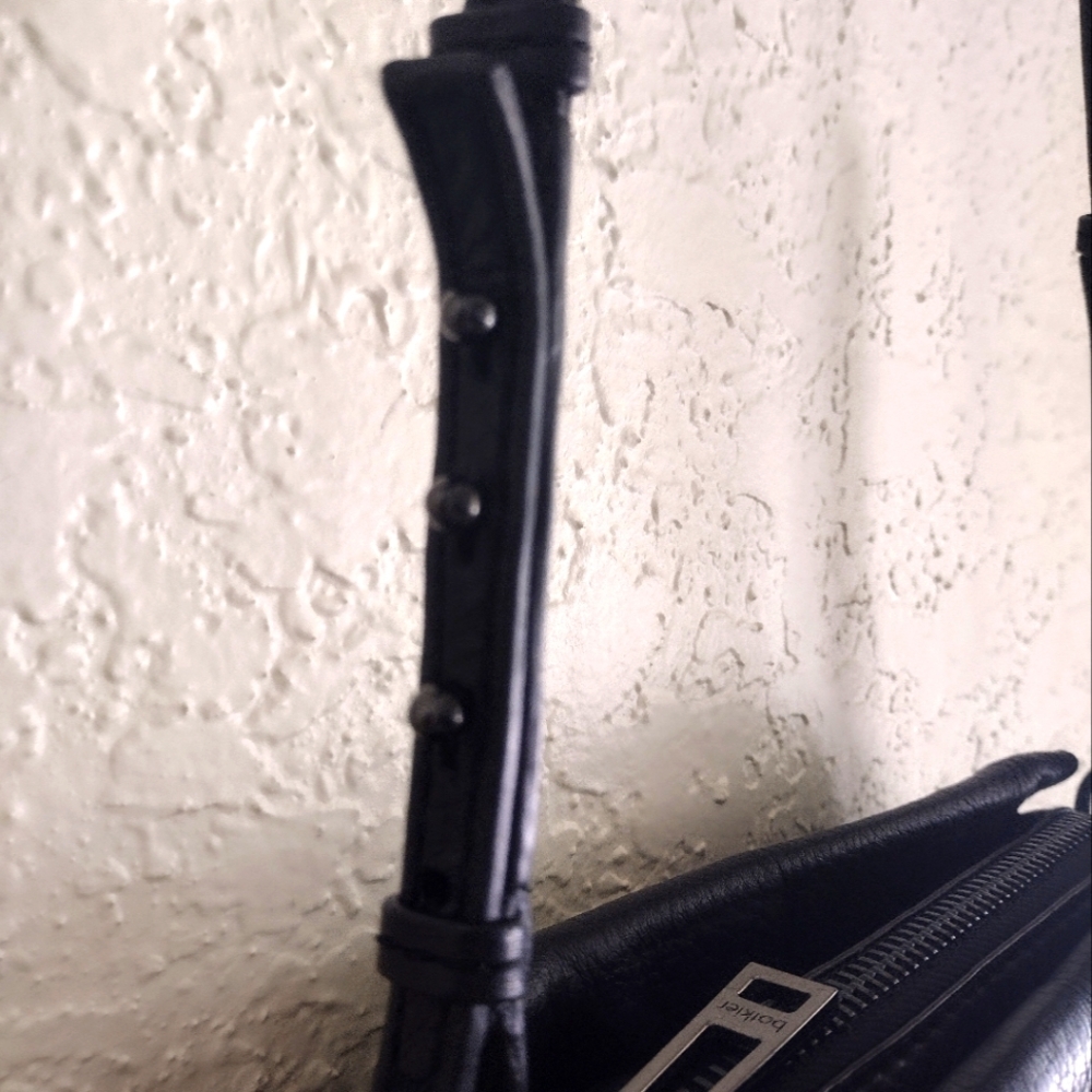 Botkier Black Leroy Crossbody Bag with Silver Accents - Picture 8 of 13